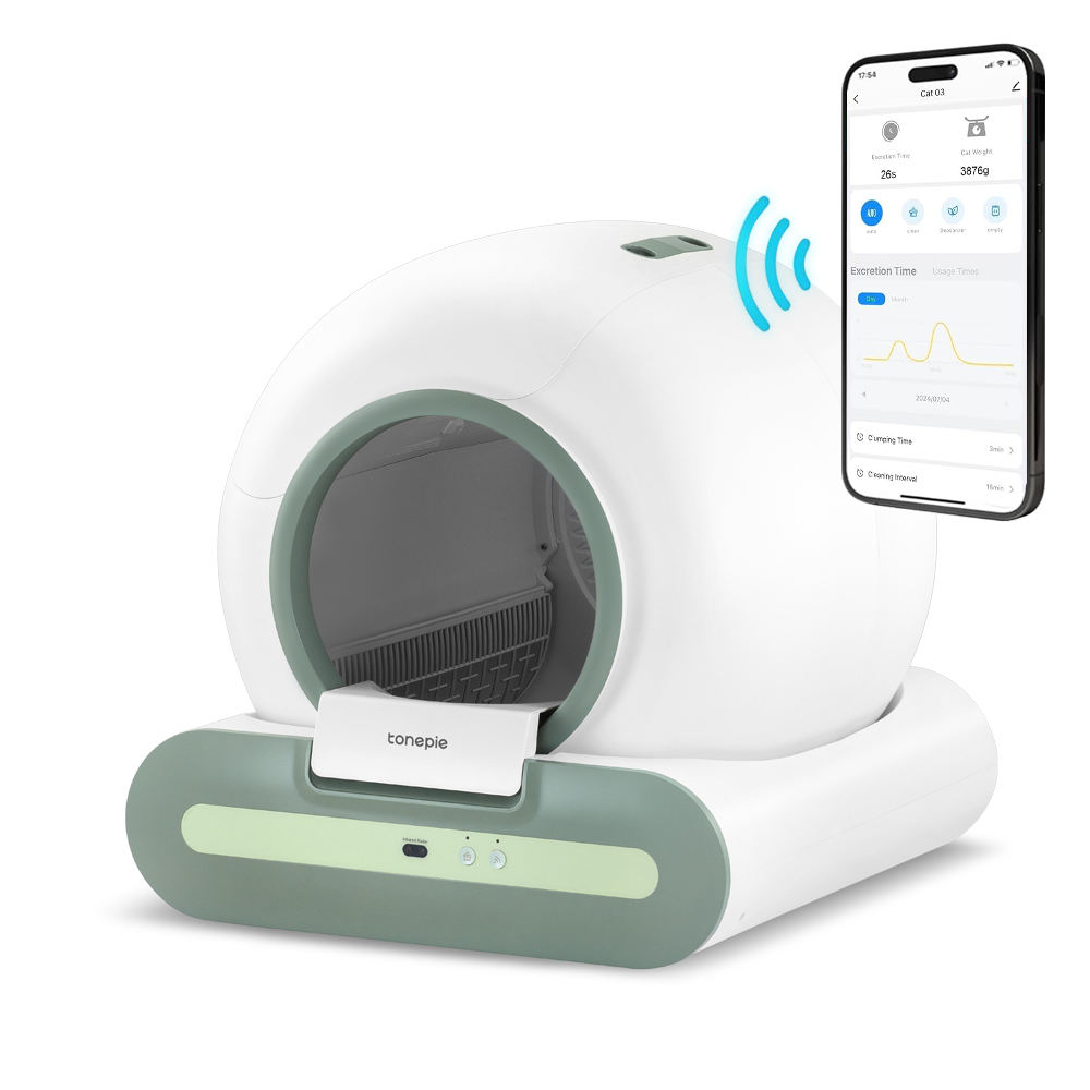智能自动猫砂盆 65L WiFi App 控制低噪大空间